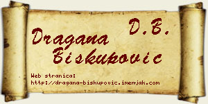 Dragana Biskupović vizit kartica